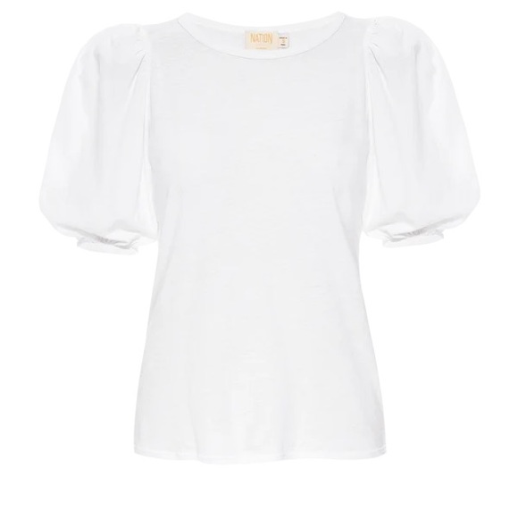 NWT Nation LTD Isadora Tee In White - Picture 5 of 13